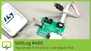 TagConnect To STLink or JLink Adapter PCB  Voltlog 460 [upl. by Drescher644]