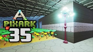 Electricity Omnidirectional Lamps  Lets Play PixARK Gameplay Part 35 PixARK Pooping Evolved [upl. by Canning]