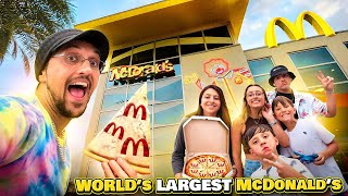 McDonalds Sells PIZZA Worlds Largest McDonalds Tour amp Museum of Illusions  Icon Park Orlando [upl. by Conias612]