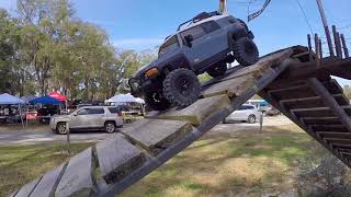 HPI Venture Toyota FJ Cruiser 1st Run Out of the Box [upl. by Anidan]