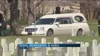 Chris Kyle buried in Texas State Cemetery [upl. by Trauts]