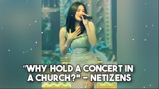 Julie Anne San Joses Church Performance Faces Criticism from Netizens [upl. by Kacy]