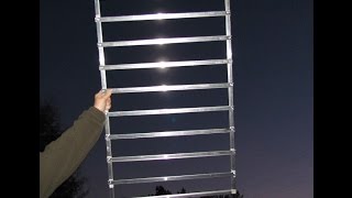 MAKING A TV ANTENNA REFLECTOR [upl. by Ttevi]