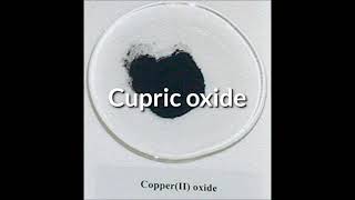 Cuprous oxide vs Cupric oxide [upl. by Lledor]