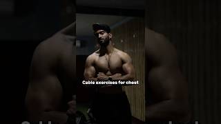 Cable exercises for chest  Subscribe for more fitness content [upl. by Ewold957]