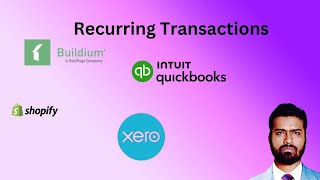 quickbooks online use 2024 recurring transaction for beginners [upl. by Alaj358]