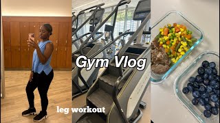 GYM VLOG  leg day rebuilding strength amp what I eat [upl. by Dinse]