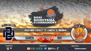 DOSS BASKETBALL TOURNAMENT  DAMON vs BWI [upl. by Boleyn]