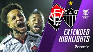 Vitoria vs Atletico Mineiro 42  Game Highlights  Brasileirao2024 [upl. by Areemas]