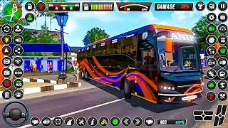 US City Bus Realistic Driving 3D  Coach Bus Offroad Drive Simulator 2024  GamePlay kaishar gaming [upl. by Aseen559]