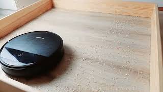 Samsung PowerbotE  VR05R5050WK  laminate floor test  test odkurzania na panelach [upl. by Grekin]