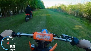 2002 ktm 125 top speed [upl. by Snodgrass732]