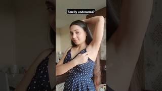 Hack for smelly underarms✨️ shorts youtubeshorts underarms hack lifehacks tips useful [upl. by Atikir]