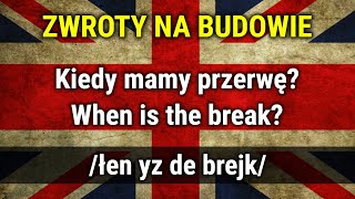 Angielski w pracy na budowie  Przydatne zwroty i wyrażenia po angielsku [upl. by Nho]