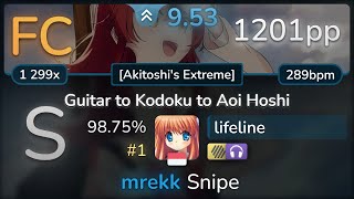 95⭐lifeline  kessoku band  Guitar to Kodoku to Aoi Hoshi Akitoshis HDNC 9875 1 1201pp FC [upl. by Rehportsirhc]