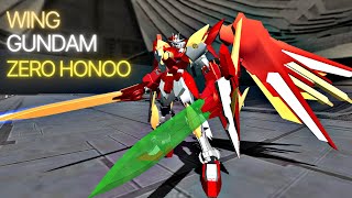 Wing Gundam Zero Honoo  GUNDAM GAMEPLAY  gundam wing gundam [upl. by Cass655]