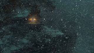 Focus Relax amp Fall Into Deep Sleep With The Sound Of Blizzard amp Whistling Wind Deep In The Ranges [upl. by Aicala]