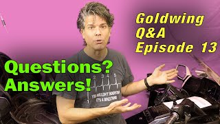 Goldwing QampA Episode 13 Best Tire Pressure Crank But No Start SelfCancelling Turn Signals [upl. by Anitnatsnok]