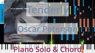 🎹Tenderly Solo amp Chord Oscar Peterson Synthesia Piano [upl. by Xyla616]