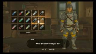 Legend of Zelda Breath of the Wild Soldiers Armor Set Showcase [upl. by Kroy202]