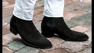 How to style chelsea boots  black suede  Thomas Bird [upl. by Hew]