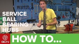 How To Service Shimano Ball Bearing Hubs  Service A Shimano Hub [upl. by Forrer]