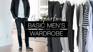 The perfect basic mens wardrobe  Effortless amp lasting style [upl. by Ahsena]