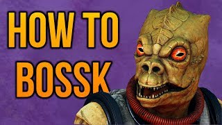 ►BOSSK OverviewGuide  Battlefront 2 [upl. by Ehsrop]