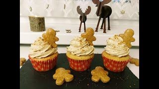 Perníkové cupcakes s krémem z mascarpone  Perníčky hned měkké  ❄ Vánoční edice ❄  CZSK HD recipe [upl. by Stilu]