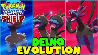 Evolving DEINO to HYDREIGON in Pokemon Sword amp Shield [upl. by Cy]