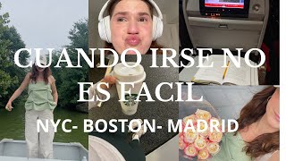 Irse no es facil No solo echas de menos el sitio sino la version de ti que eres ahi NYCBOSTONMAD [upl. by Nasia]