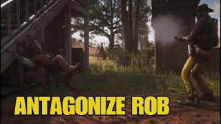 ANTAGONIZE AND ROB Red dead Redemption 2 PS5 [upl. by Yrdua]