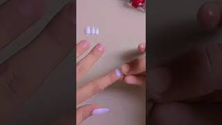 Nail extension at home in just RS 10 nailextension nailart craftie [upl. by Divod]