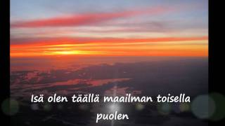 Haloo Helsinki  Maailman toisella puolen lyrics [upl. by Obeded104]