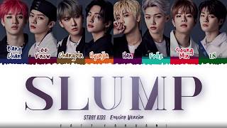 STRAY KIDS  SLUMP FULL ENGLISH Ver Lyrics Color CodedEng [upl. by Yadnus191]