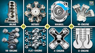 Learn about every Engine Layout in just one video  VWXUH Engines [upl. by Eilram604]