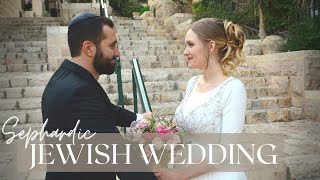 Jewish Orthodox Wedding in Israel  Our Sephardic Jewish Wedding [upl. by Elesig]