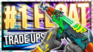 TRADING UP TO 1 FLOAT SKINS WE MADE HISTORY [upl. by Kitchen76]