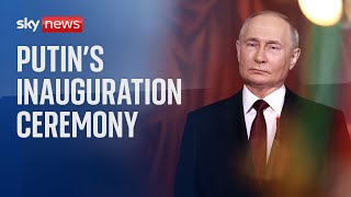 Watch President Vladimir Putins inauguration [upl. by Lull]