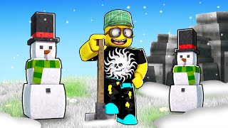 USING LEVEL 999999 SHOVEL TO MAKE A SNOWMAN [upl. by Pattin919]