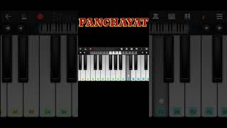 Panchayat Theme  Mobile Piano Cover  panchayat [upl. by Abel450]