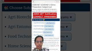 ASRB NET Notification Released 2024 prepare at doorsteptutorcom asrbnet asrb [upl. by Aynwad]