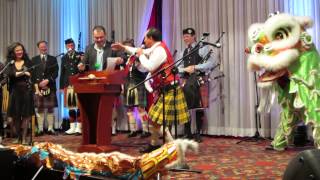 Gung Haggis Fat Choy 2014  Address to the Haggis [upl. by Adriene]