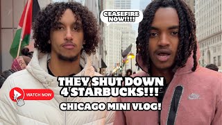 THEY SHUTDOWN 4 STARBUCKS Chicago Mini Vlog [upl. by Anahpets]