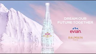 EVIAN x BALMAIN  new 2022 LimitedEdition [upl. by Eelana276]