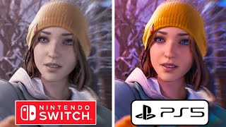 Life is Strange Double Exposure PS5 vs Nintendo Switch Graphics Comparison [upl. by Ityak]