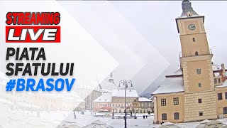 🔴 WebCam LIVE Piata Sfatului Brasov [upl. by Dreda]