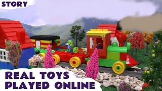 Lego Minifigures Online with A Duplo Toy Train [upl. by Abijah]