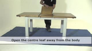 How to open and close an extension table [upl. by Kopaz]