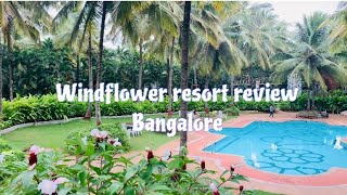 Windflower Prakruthi Resort amp Spa Devanahalli Bangalore  Breakfast menucottage and property view [upl. by Harwin]